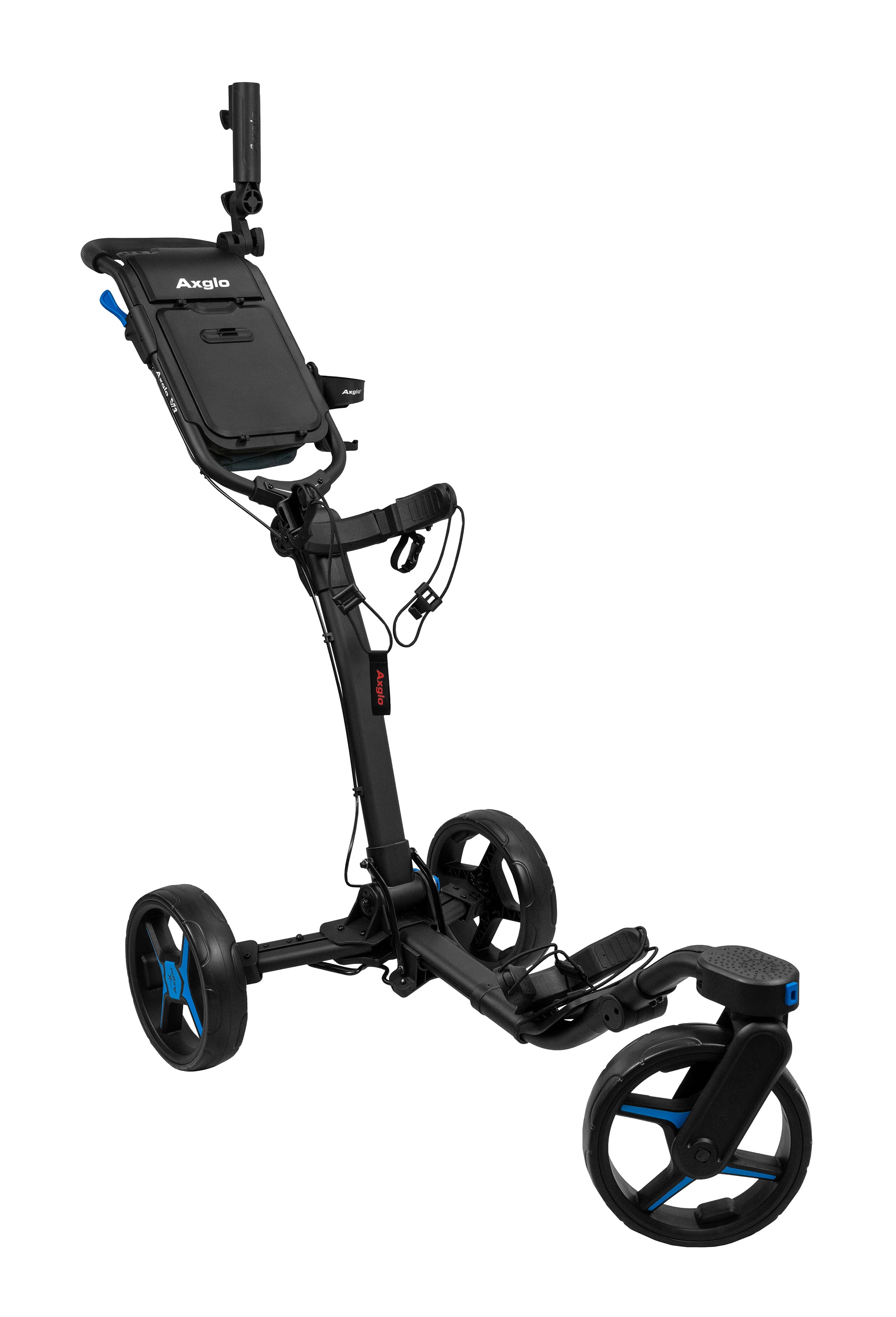 Axglo V3 Golf Push Cart (black/blue)