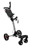 Axglo Flip n' Go Pro Golf Push Cart (silver/red)