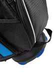 Axglo Golf Cart Bag - Blue/Black - no slip foot pad