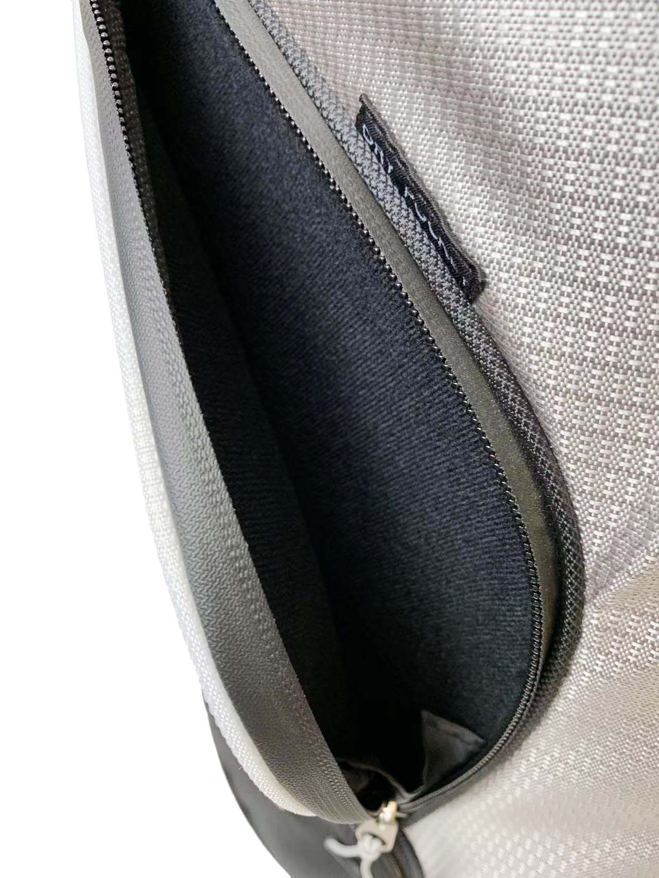 Axglo Golf Cart Bag - Grey/Black - waterproof zipper soft inner