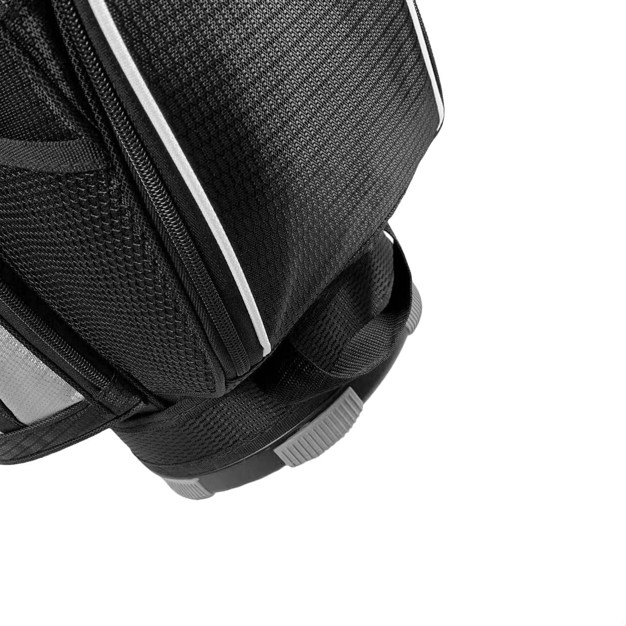 Axglo Golf Cart Bag - Grey/Black - no slip foot  pad