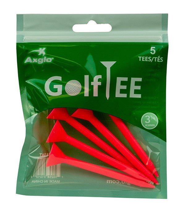Axglo Golf Tees - Pack of 5 - pink