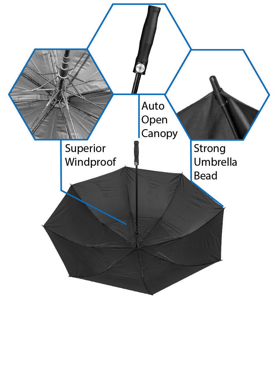 Axglo black 68" umbrella