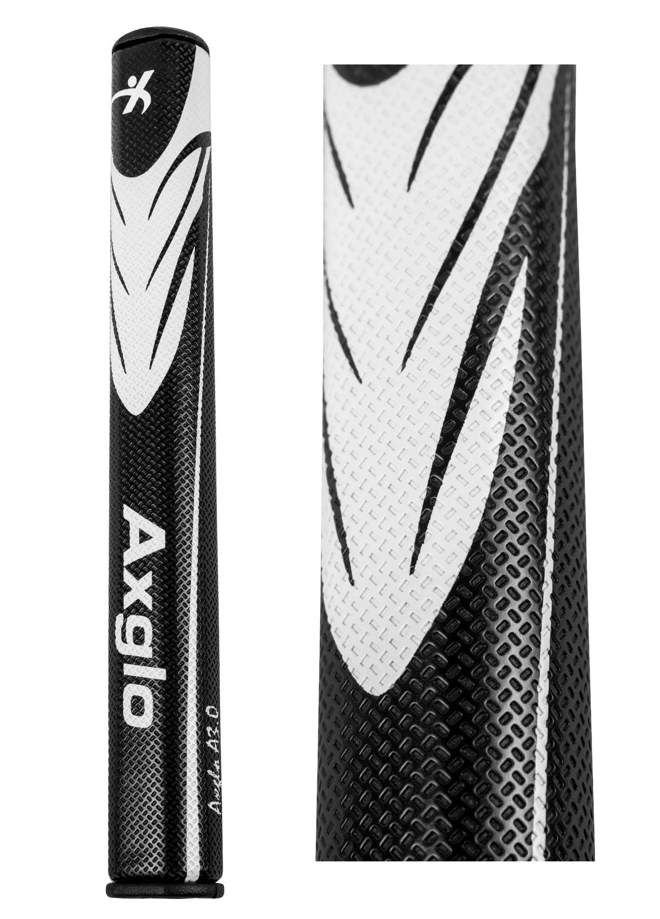 Axglo Putter Grip- 'A'-Series-Black/White