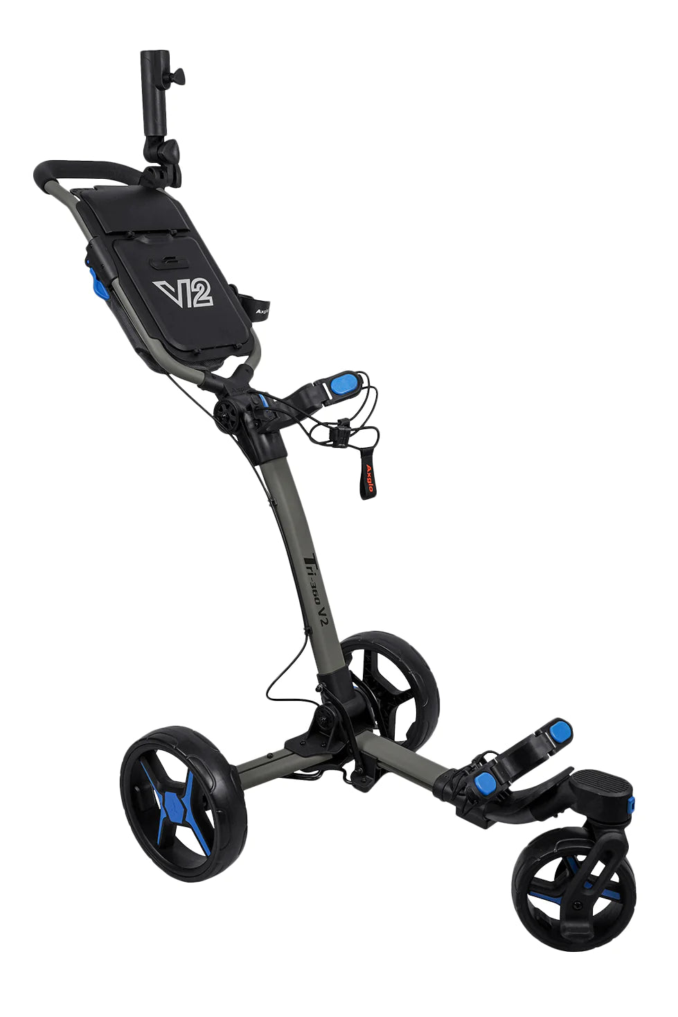 Axglo V2 Golf Push Cart (grey/blue)