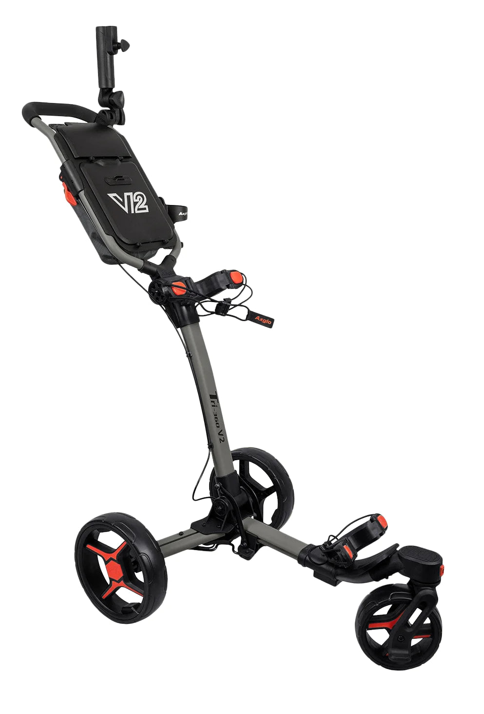 Axglo V2 Golf Push Cart (grey/red)