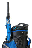Axglo Golf Cart Bag - Blue/Black - umbrella holder