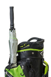 Axglo Golf Cart Bag - Green/Black - umbrella holder
