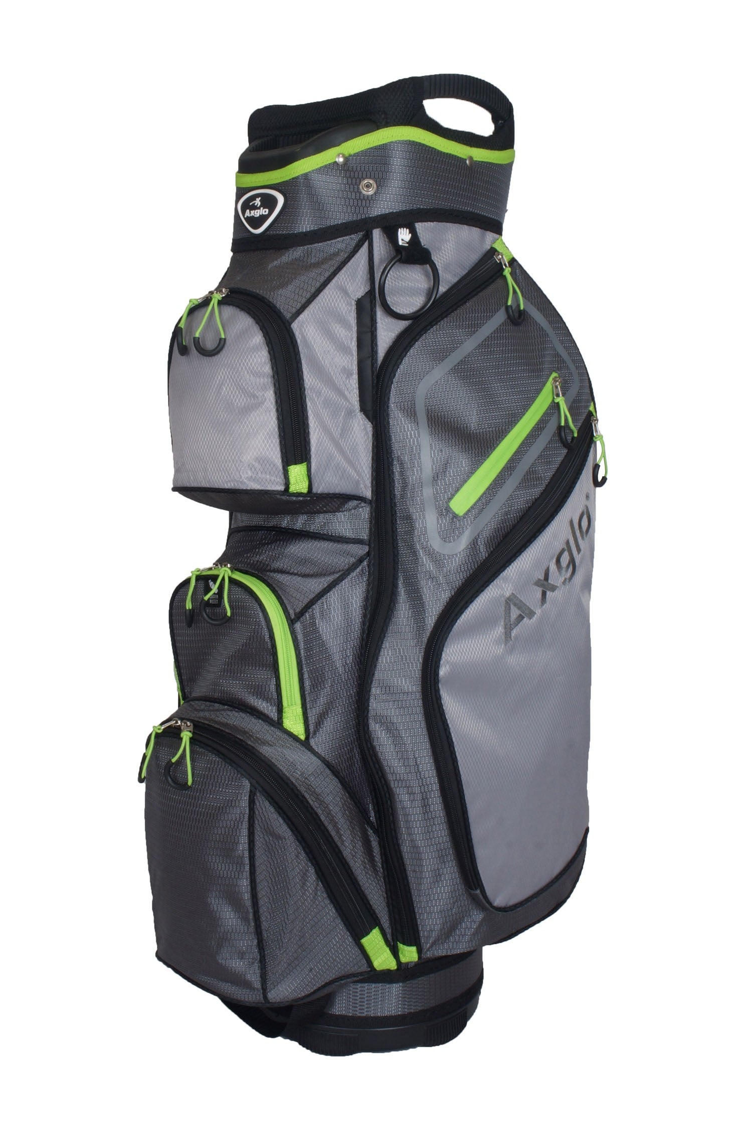 Axglo Golf Cart Bag - Green/Grey